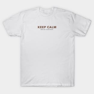 Keep calm and eat your pasta minimal T-Shirt